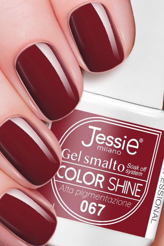 Gel smalto colore shine - Marrone-Rosso Marrone-Rosso