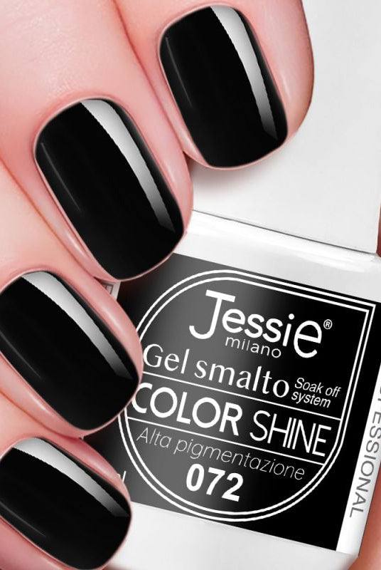 Gel smalto colore shine - Nero Nero