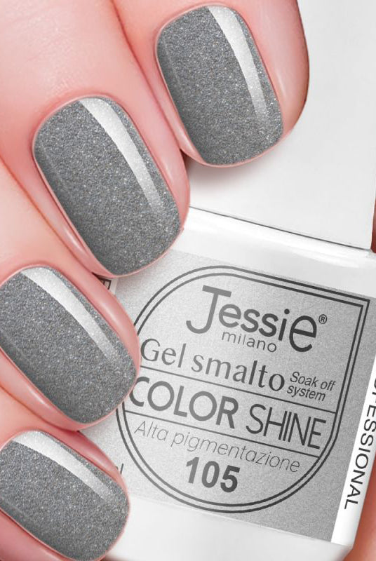 Gel smalto colore shine - Argento Argento