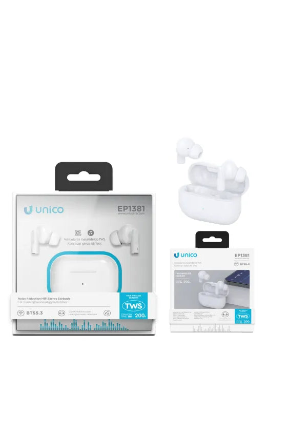 Auricolare Bluetooth TWS con cordino in-ear ES