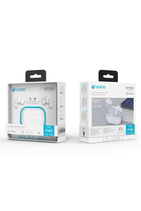 Auricolare Bluetooth TWS con cordino in-ear ES