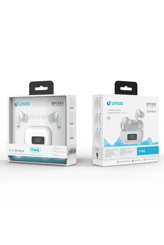 Versione con display digitale dell'auricolare Bluetooth TWS tipo in-ear