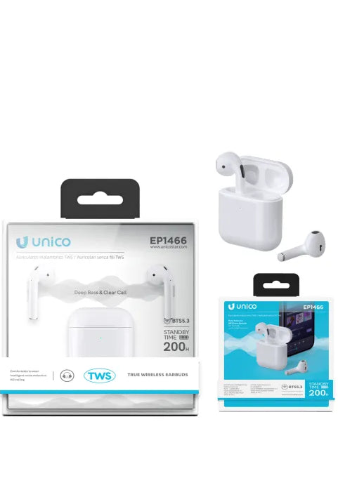 TWS Auricolare Bluetooth con cordino semi-in-ear ES