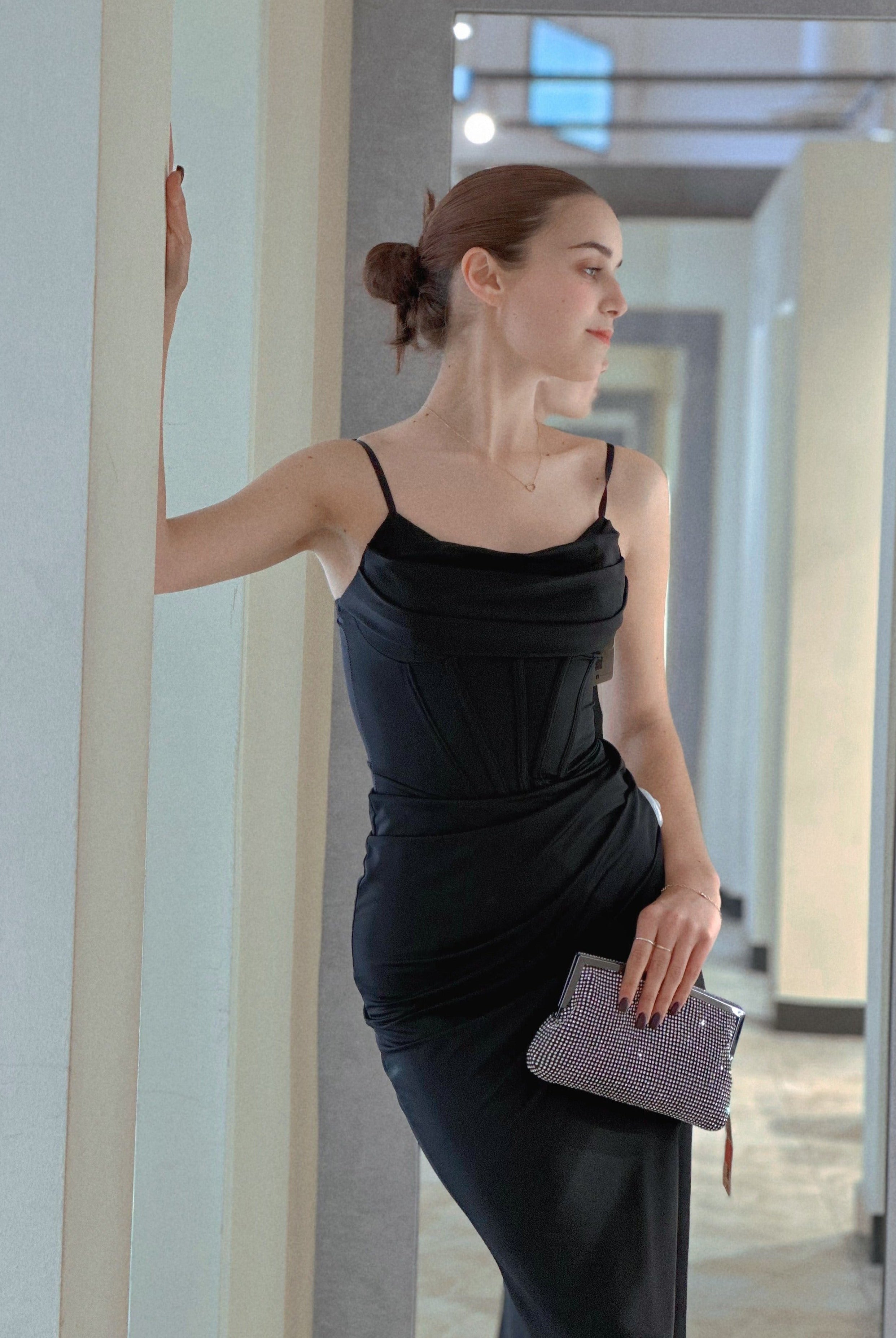 Abito da damigella d'onore monocolore