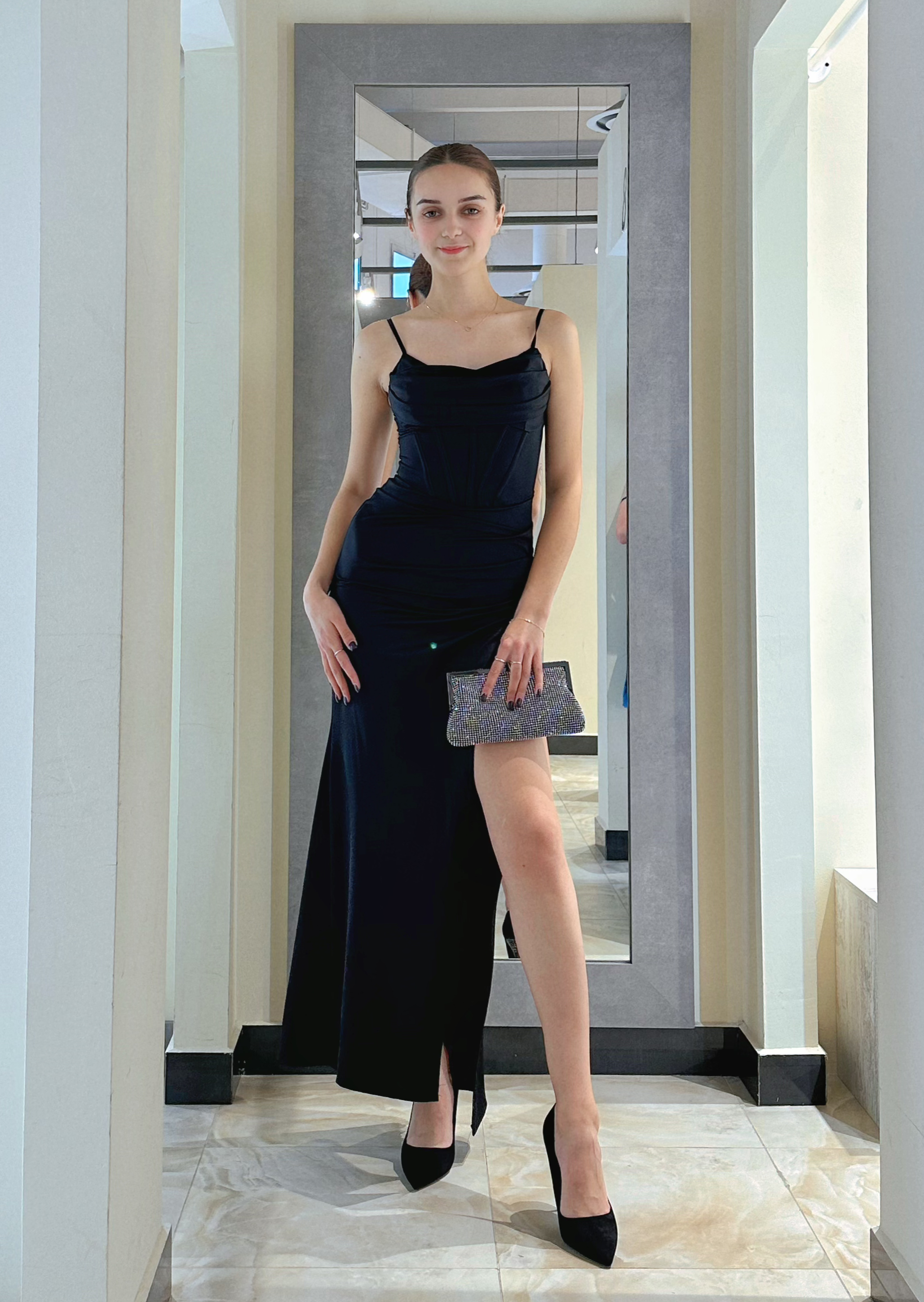 Abito da damigella d'onore monocolore