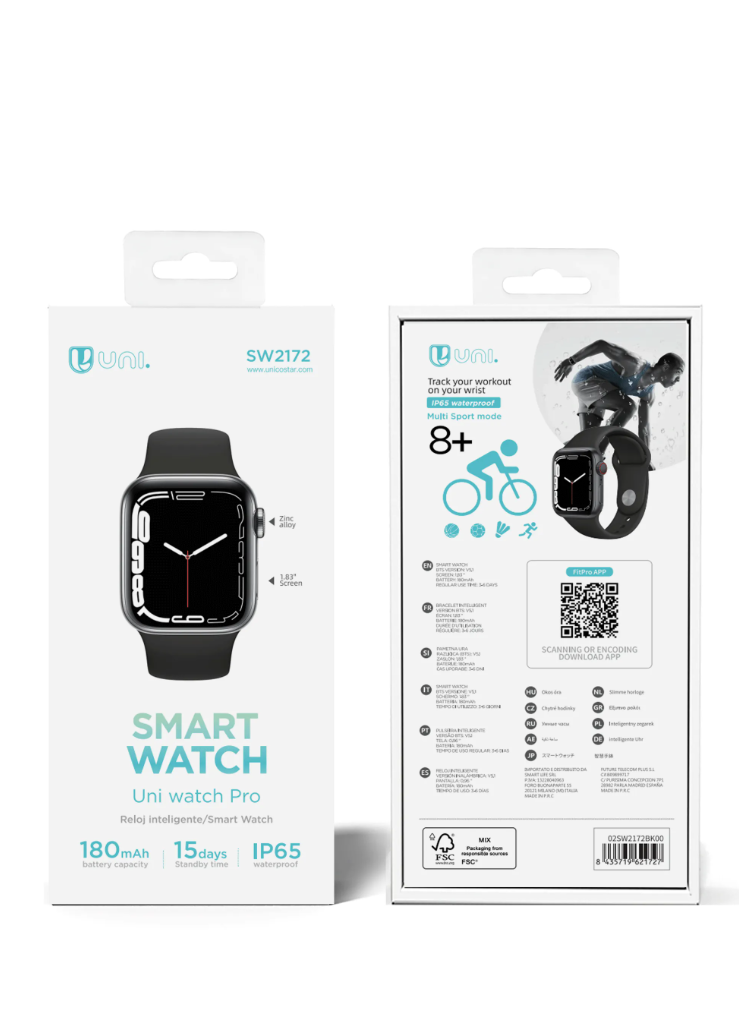 Orologio intelligente FitPro APP BT5.1 1,83 pollici CE ES
