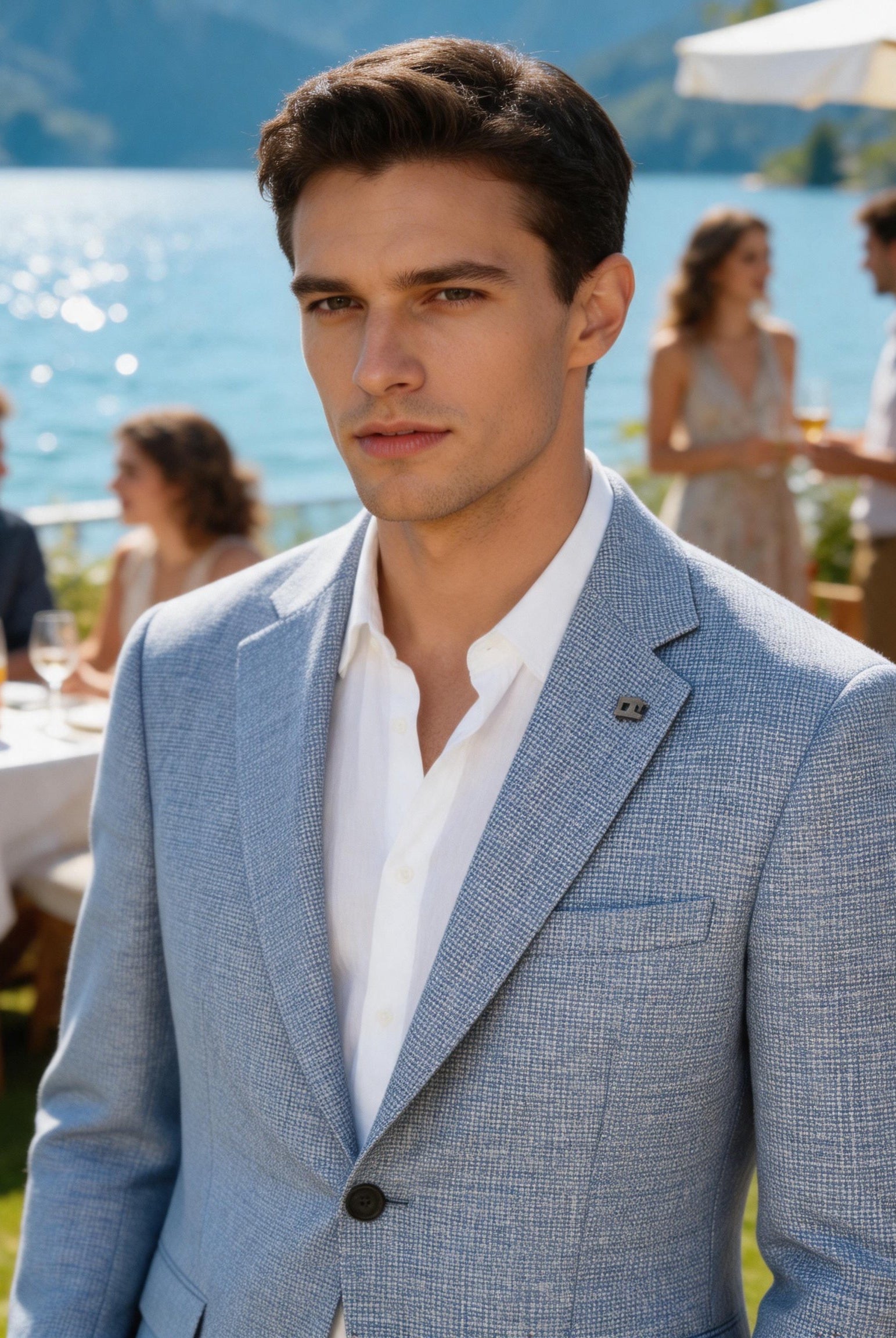 Giacca da Uomo Casual – Misto Cotone e Lino