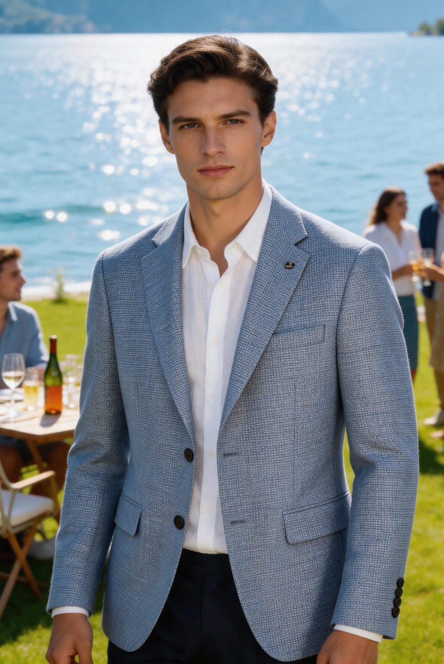 Giacca da Uomo Casual – Misto Cotone e Lino