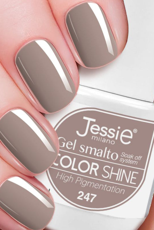 Gel smalto colore shine - Bianco-Nocciola Bianco-Nocciola