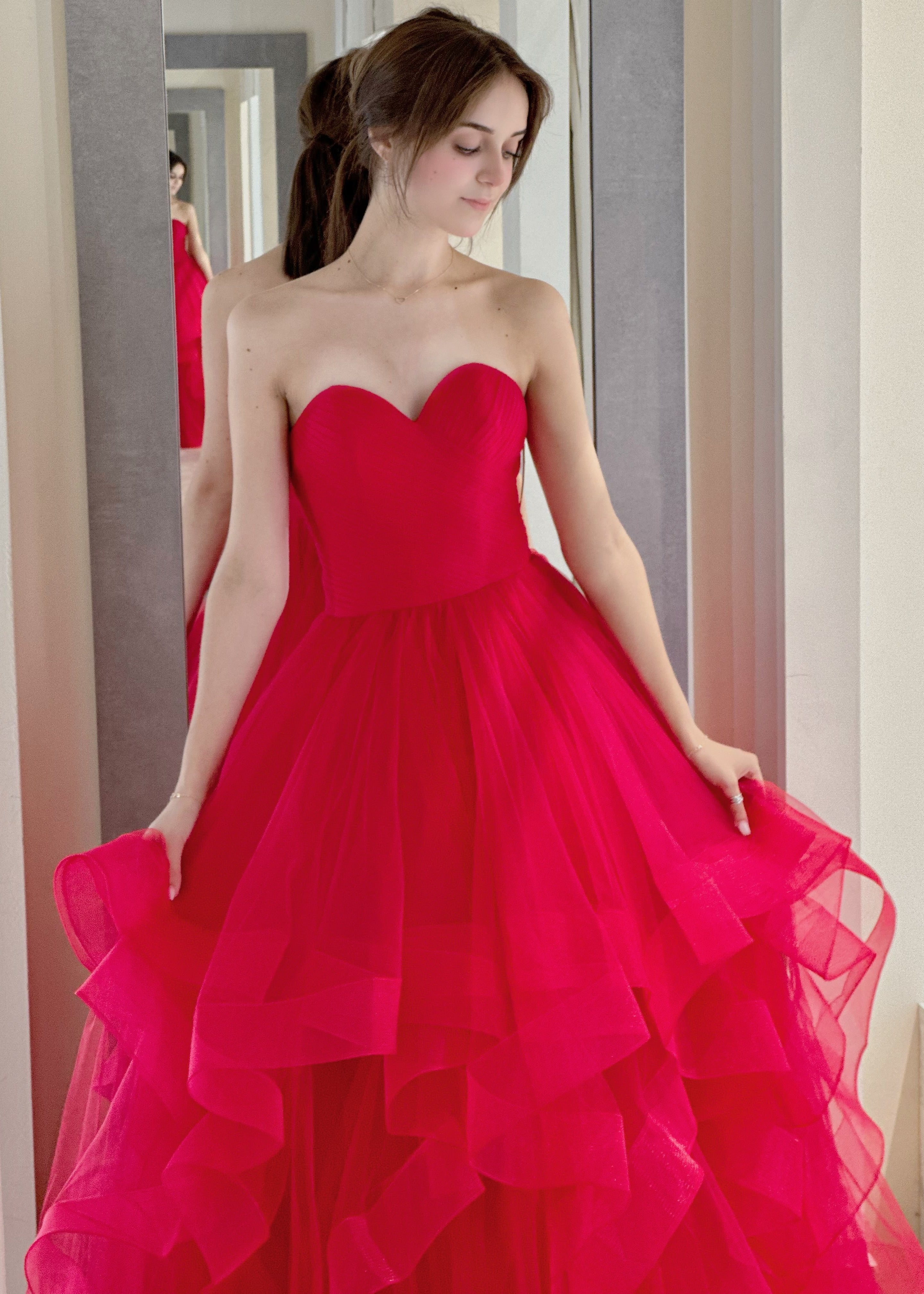 Abito da sposa rosso