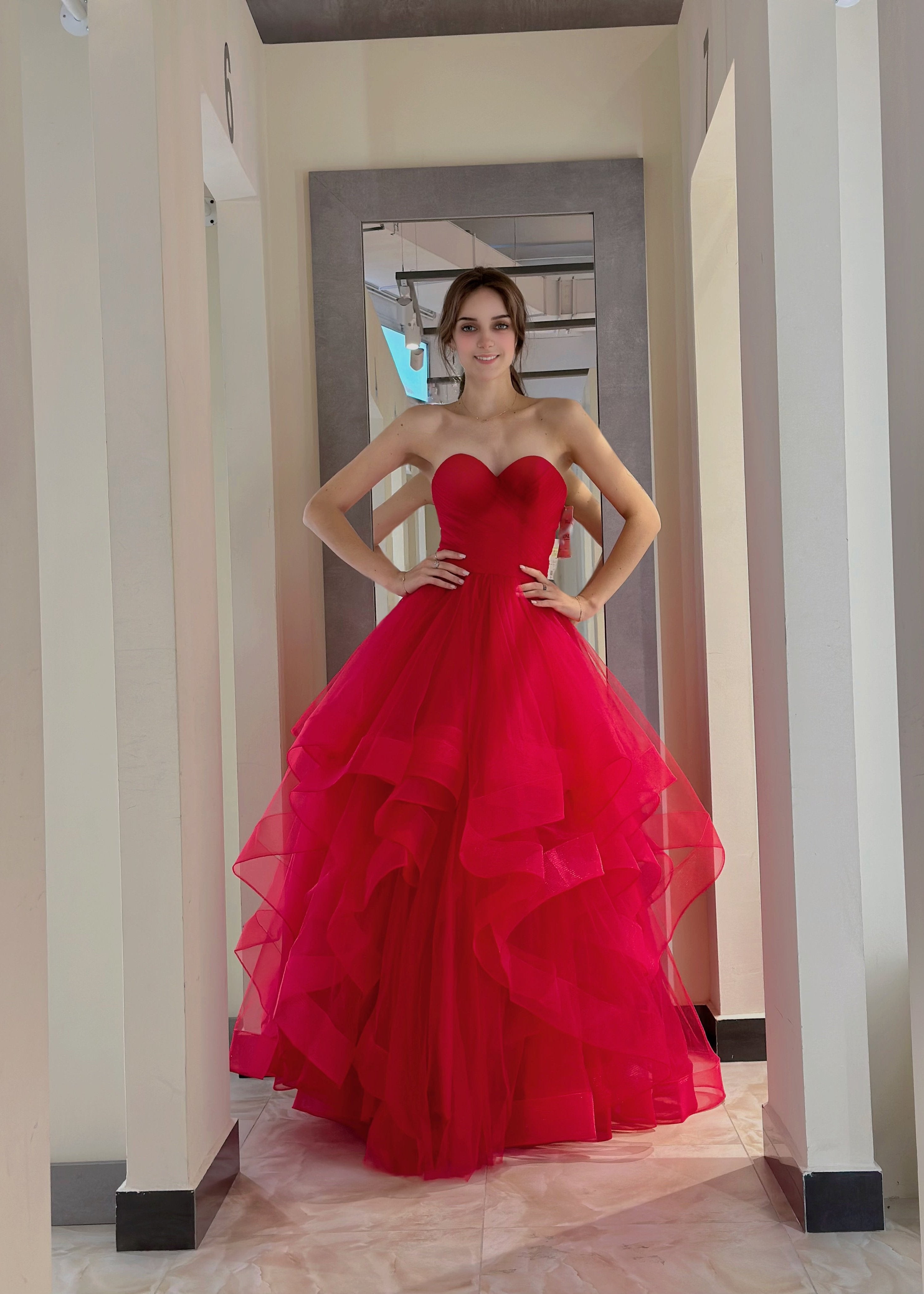 Abito da sposa rosso