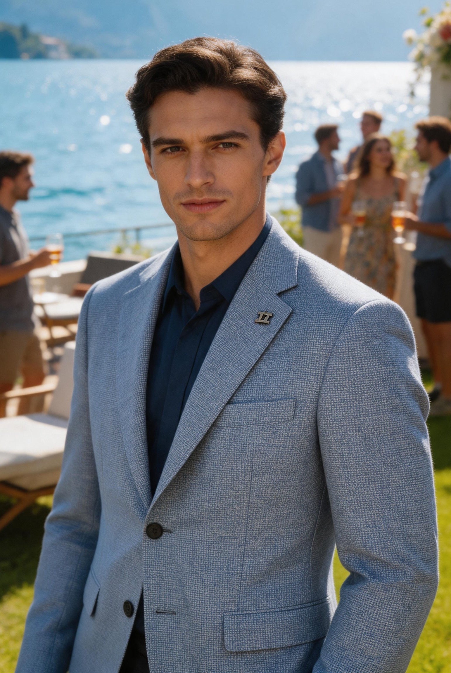 Giacca da Uomo Casual – Misto Cotone e Lino