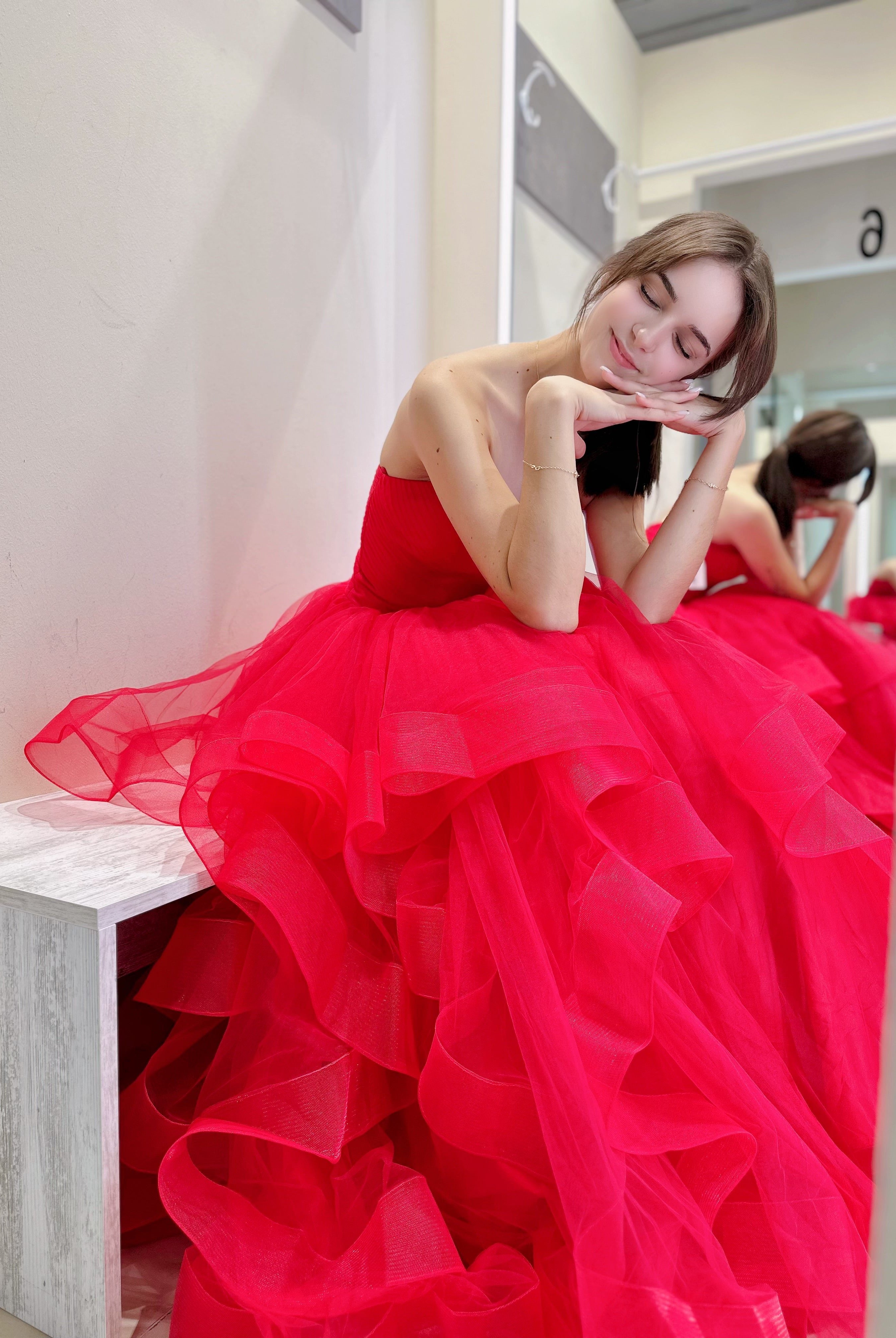 Abito da sposa rosso