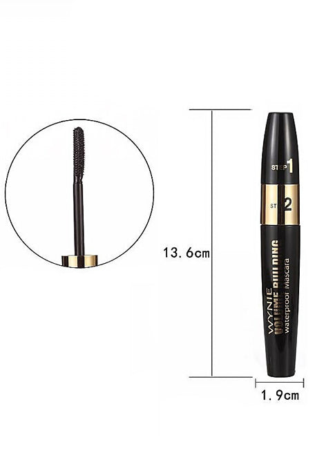 24 hours volume building waterproof mascara