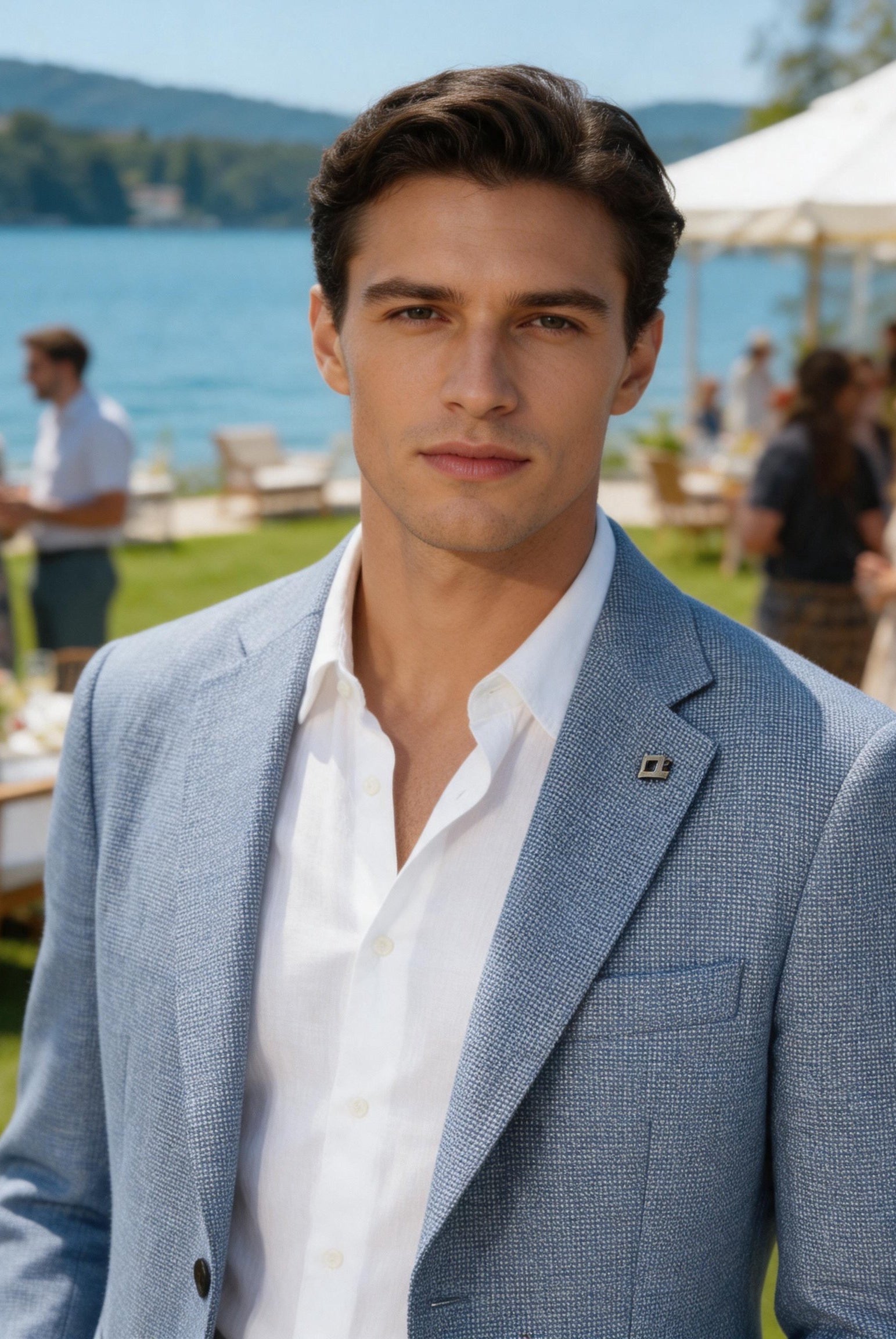 Giacca da Uomo Casual – Misto Cotone e Lino