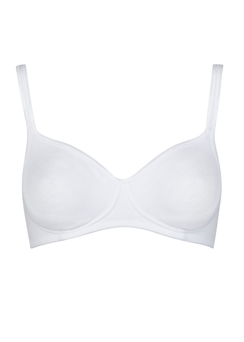 Cotonella - Essentials Reggiseno Preformato Senza Ferretto Bianco