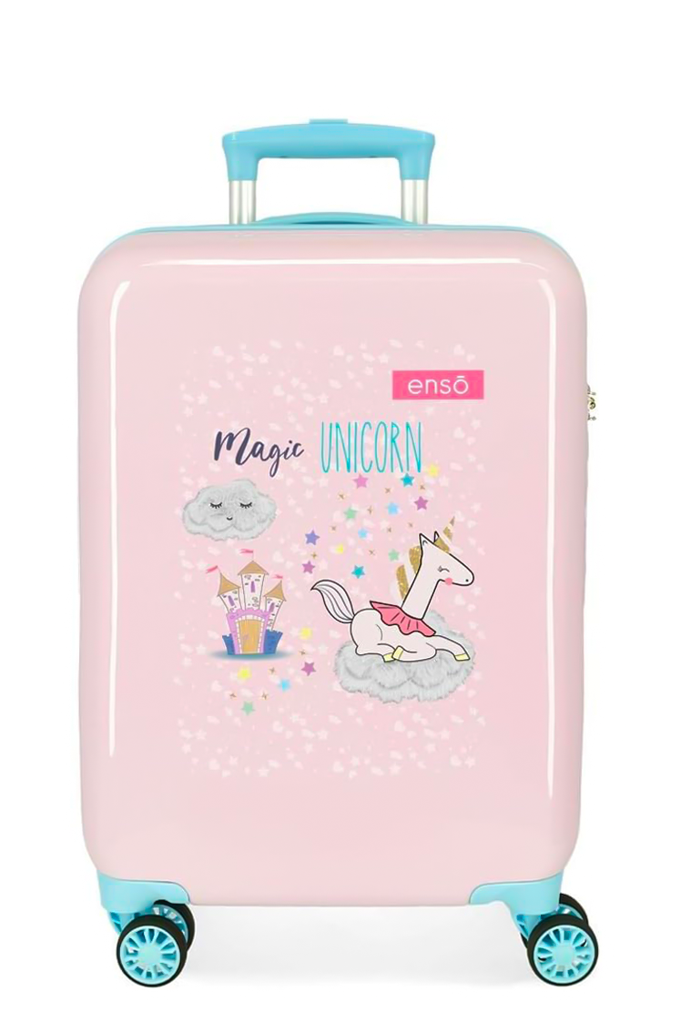 Enso Magic Unicorn Valigia da cabina rosa Rosa