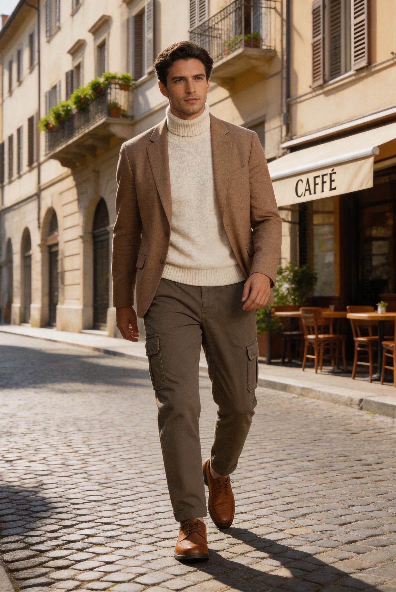 Pantaloni Cargo Uomo in Cotone Premium Regular Fit Autunno Inverno IT 46-60