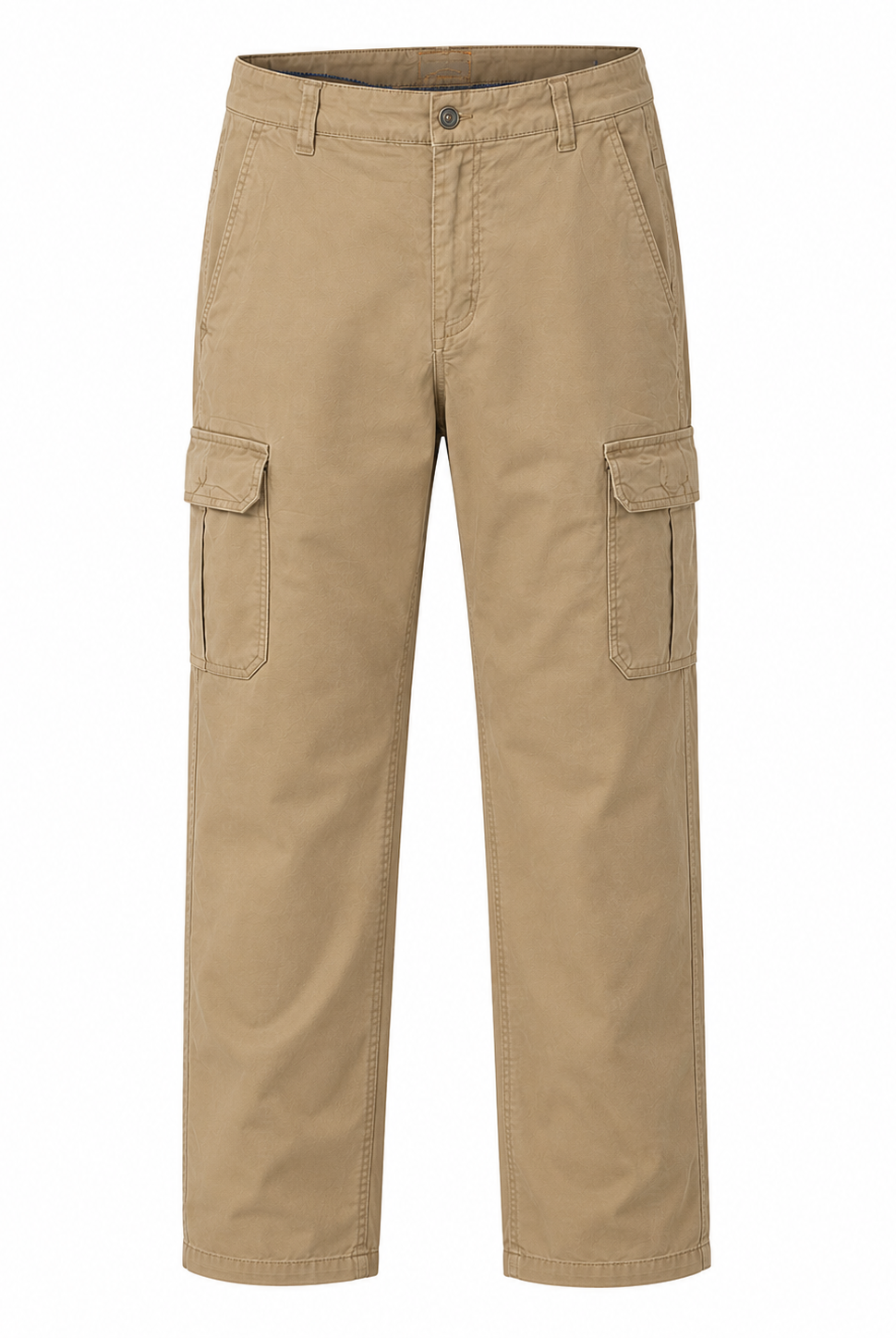 Pantaloni Cargo Uomo in Cotone Premium Regular Fit Autunno Inverno IT 46-60 Marrone - 378