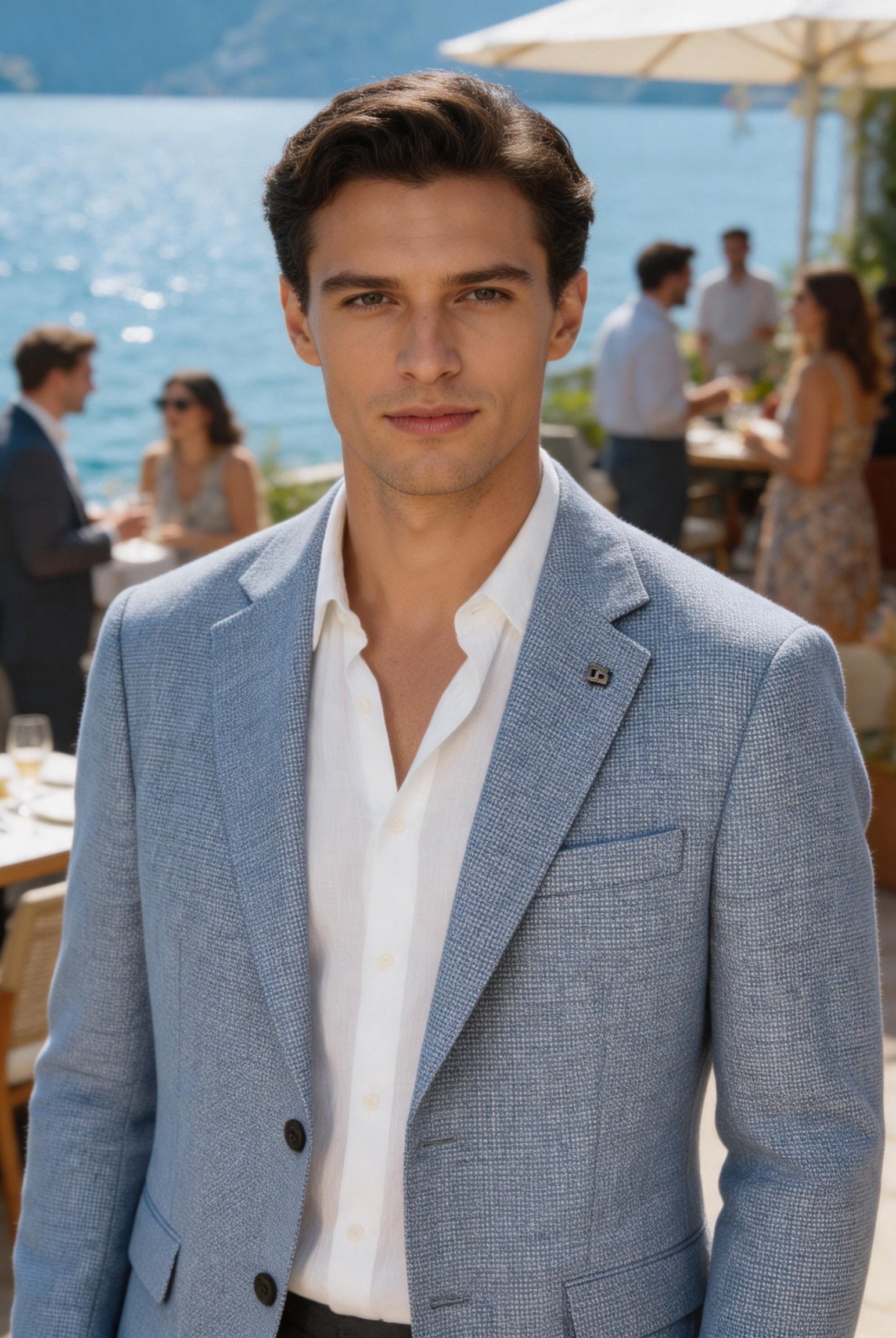 Giacca da Uomo Casual – Misto Cotone e Lino