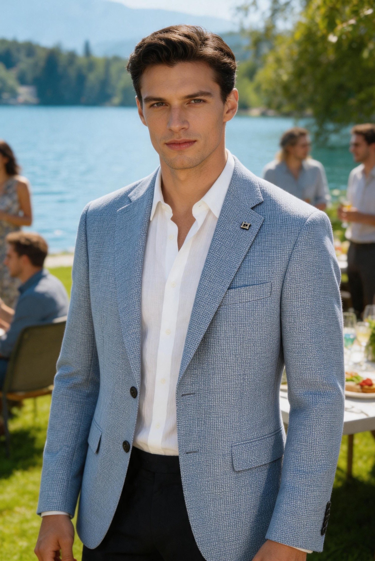 Giacca da Uomo Casual – Misto Cotone e Lino