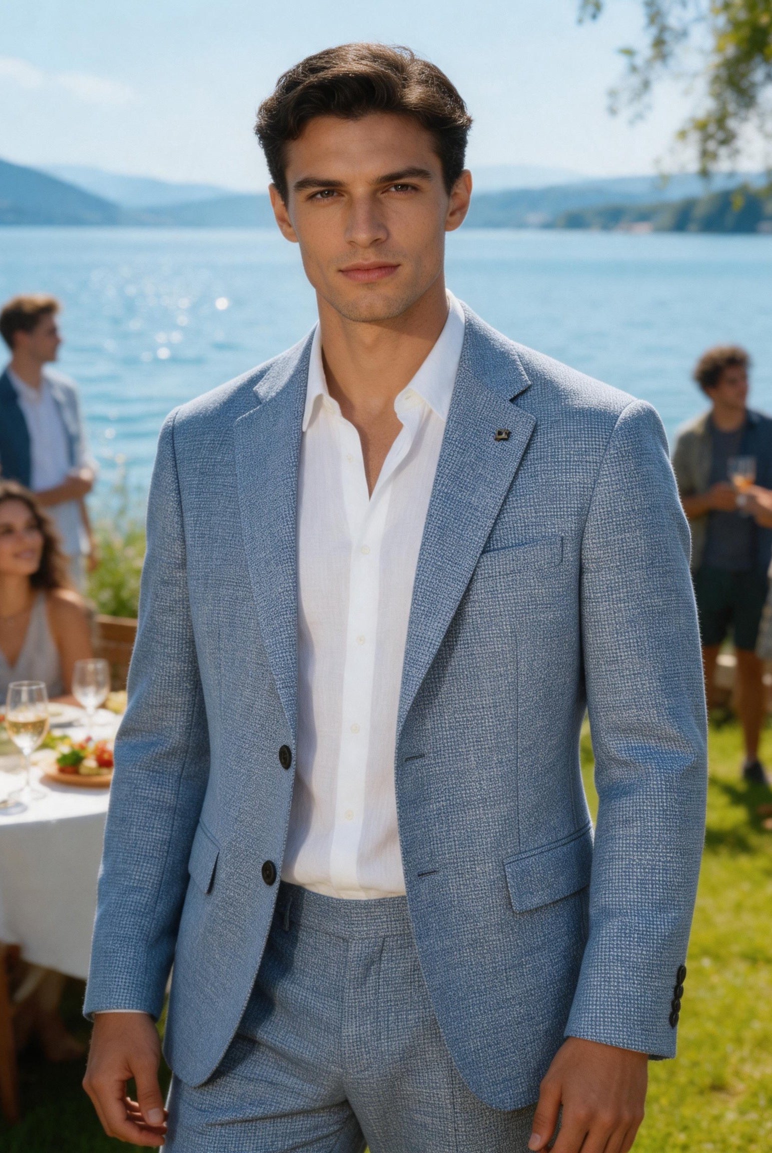 Giacca da Uomo Casual – Misto Cotone e Lino