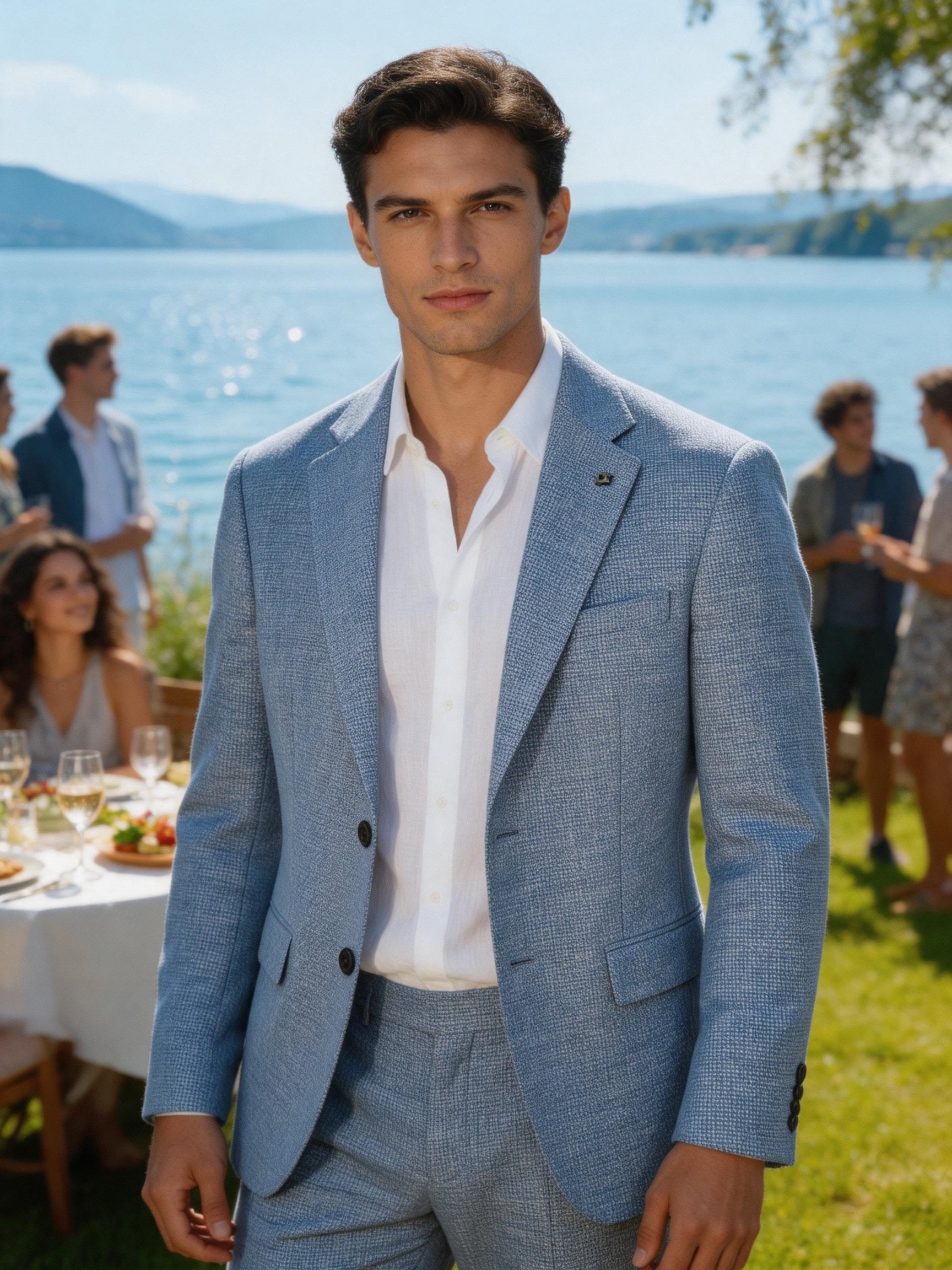 Giacca da Uomo Casual – Misto Cotone e Lino