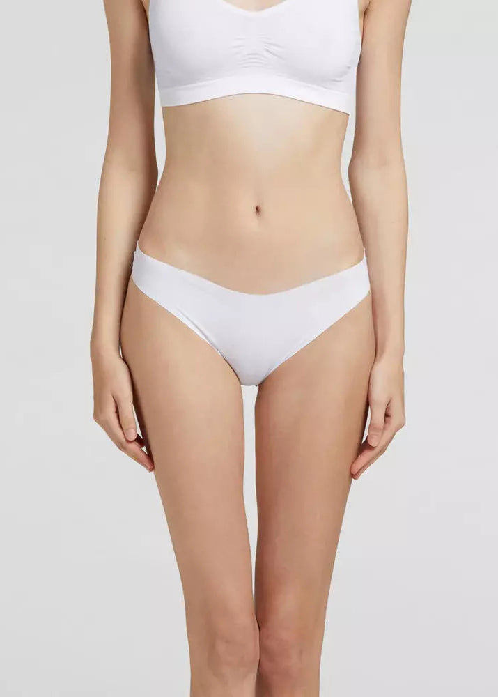 Brasiliana donna invisibile Pompea vita bassa in cotone organico 2 pz