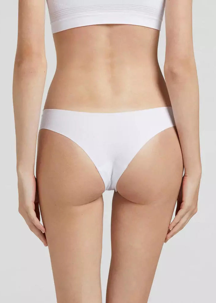 Brasiliana donna invisibile Pompea vita bassa in cotone organico 2 pz