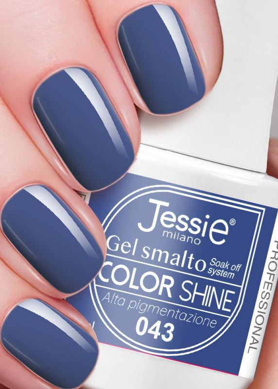 Gel smalto colore shine - Blu Ardesia Chiaro Blu Ardesia Chiaro