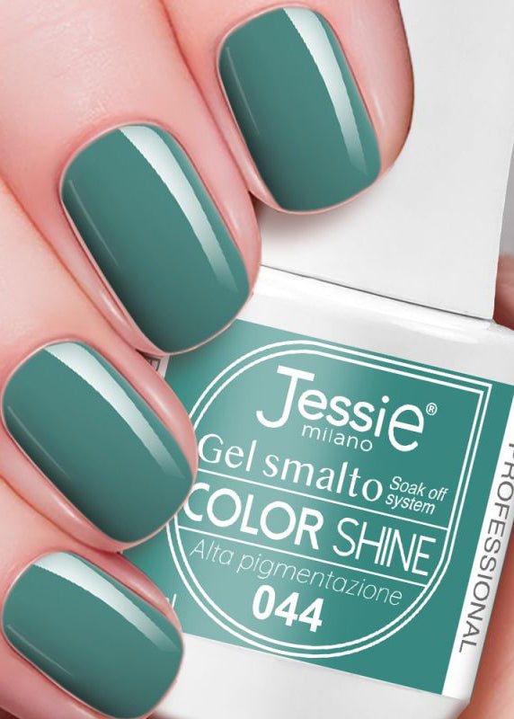 Gel smalto colore shine - Grigio-Verde Chiaro Grigio-Verde Chiaro
