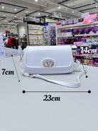 Elegante Mini Borsa Bianca - Stile e Funzionalità in Uno