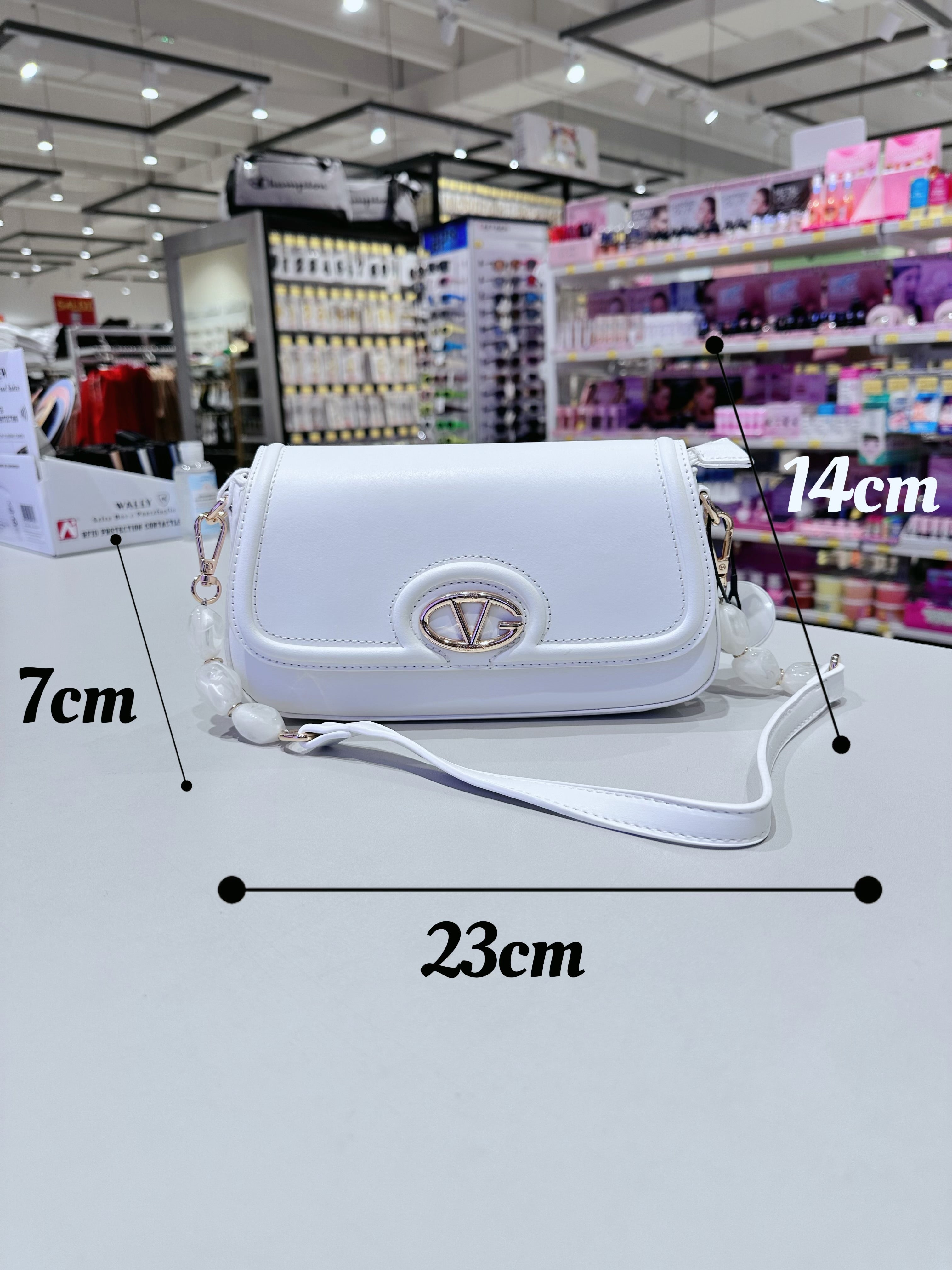 Elegante Mini Borsa Bianca - Stile e Funzionalità in Uno