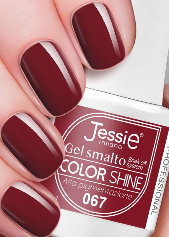 Gel smalto colore shine - Marrone-Rosso Marrone-Rosso