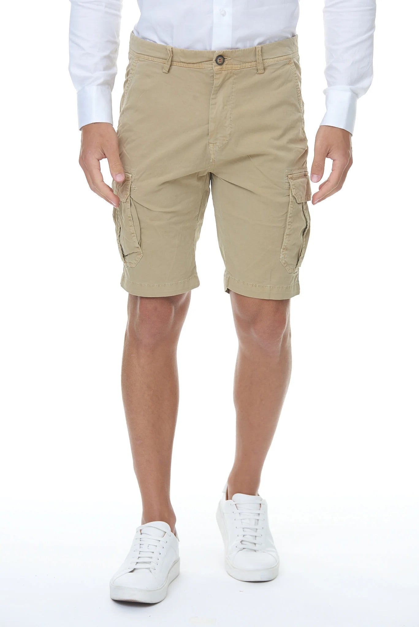 Shorts con tasche larghe 46 42 32 verde medio