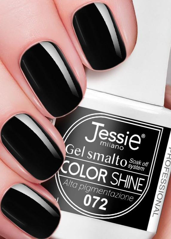 Gel smalto colore shine - Nero Nero