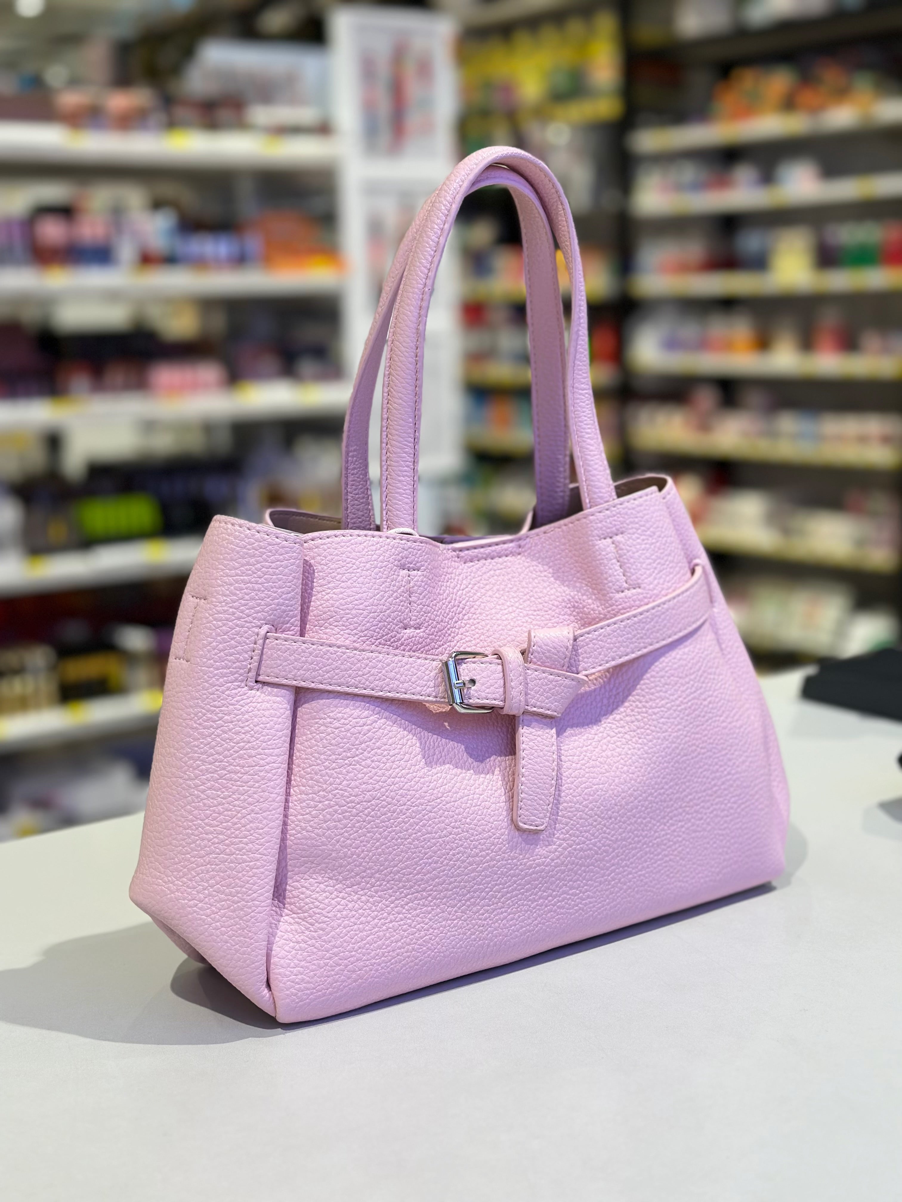 Borsa Elegante in Pelle Sintetica - Colore Rosa Rosa