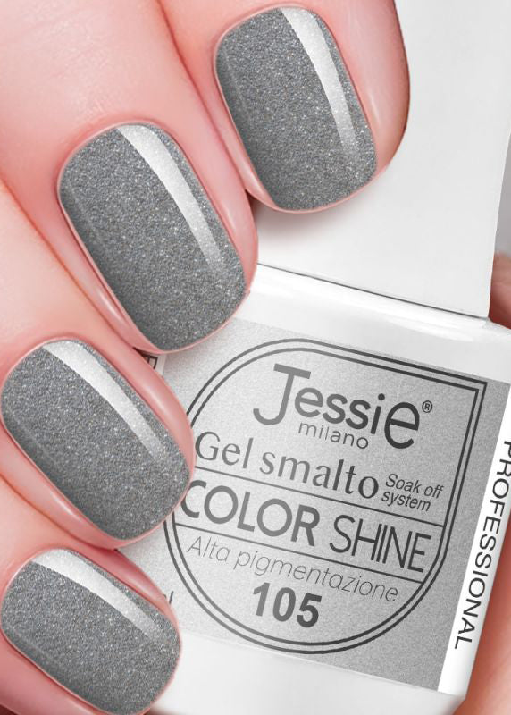 Gel smalto colore shine - Argento Argento