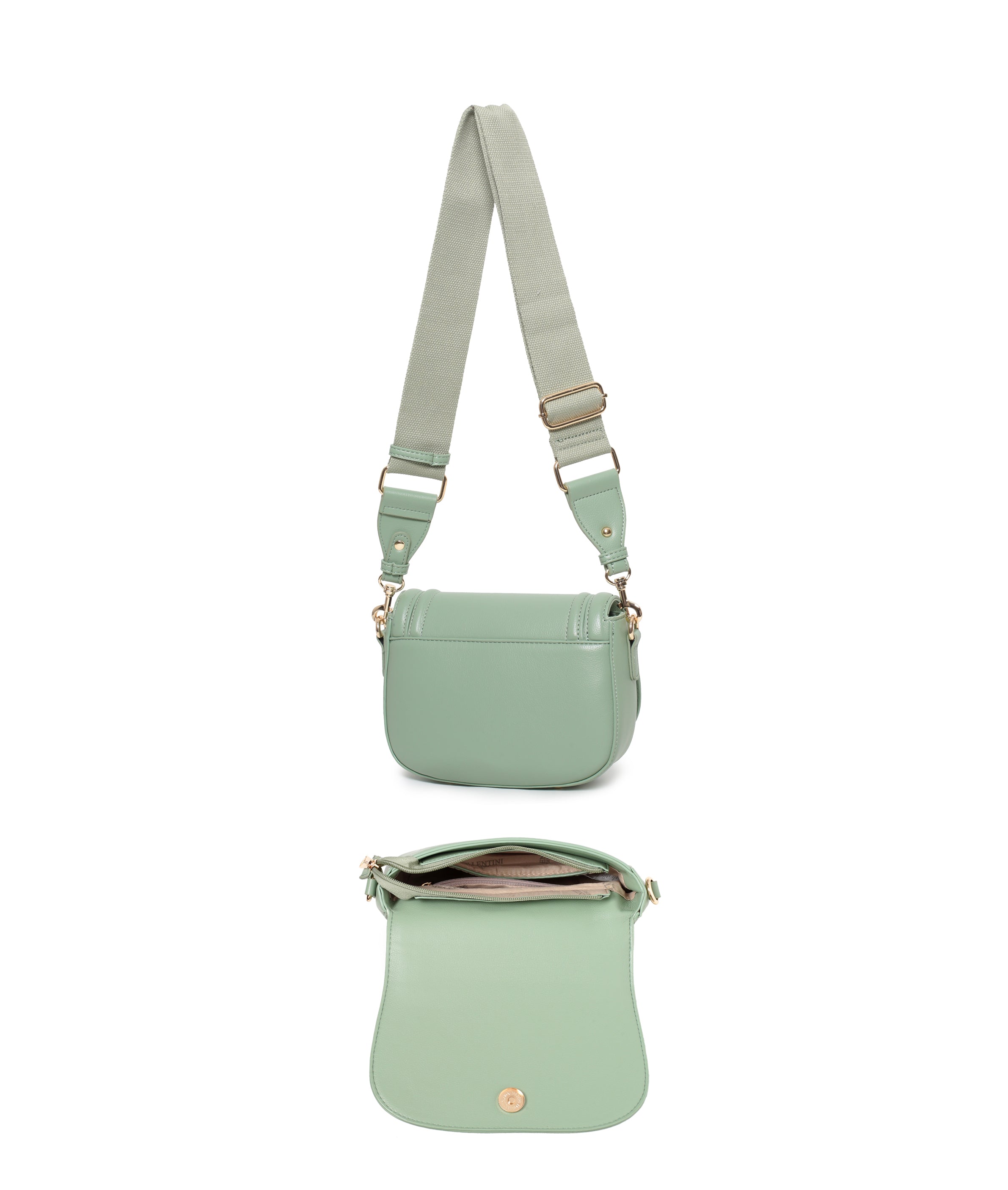 Borsa a sella vintage con tracolla larga regolabile