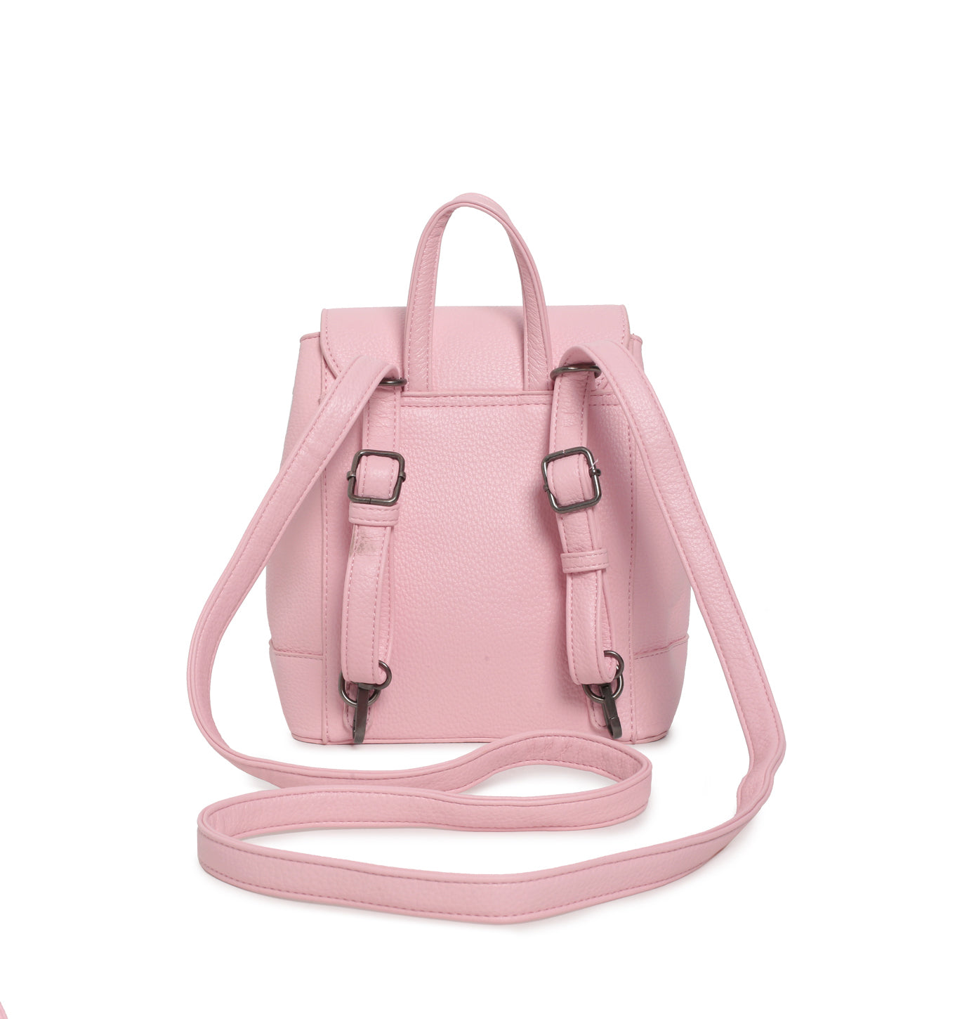Zainetto compatto alla moda con chiusura in metallo vintage