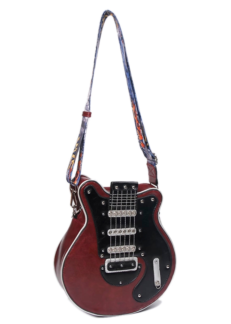 Borsa a forma di Chitarra ROSSO VINO