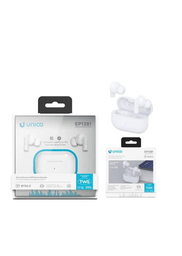 Auricolare Bluetooth TWS con cordino in-ear ES