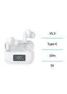 Versione con display digitale dell'auricolare Bluetooth TWS tipo in-ear