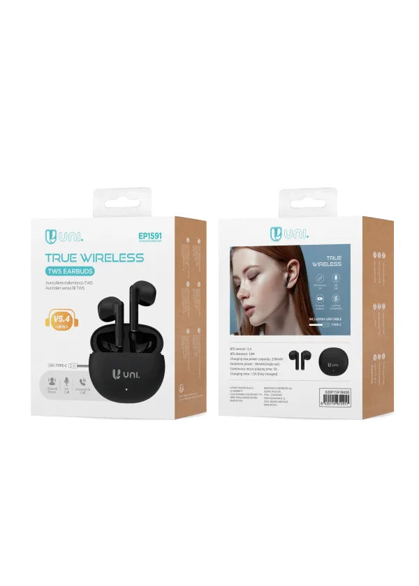 Auricolare Bluetooth TWS Pro Nero