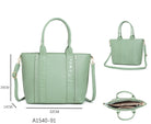 Borsa tote capiente dal design classico con tracolla regolabile