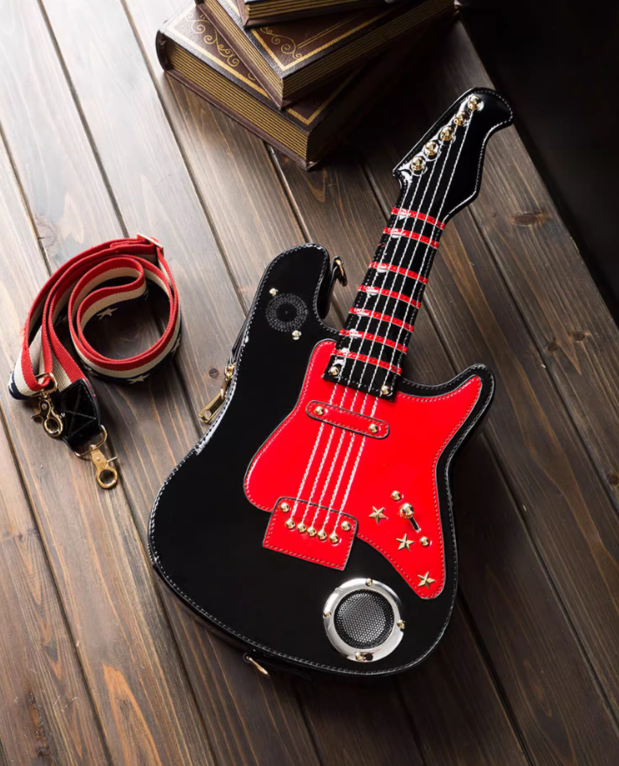 Borsa Guitar Shana con casse funzionanti ROSSO