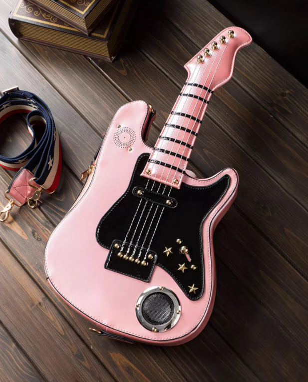 Borsa Guitar Shana con casse funzionanti ROSA