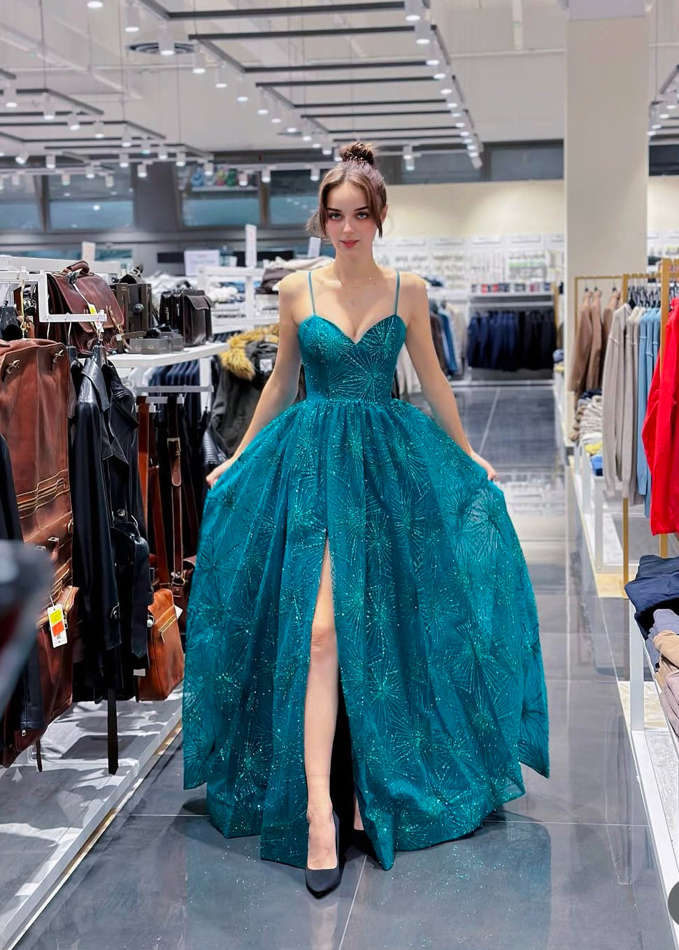 Abito da sera con schiena scoperta