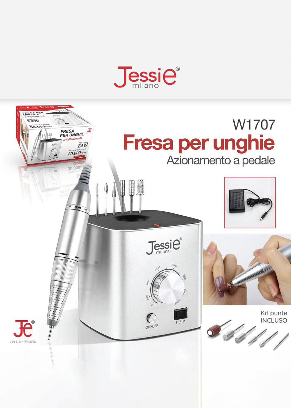 Fresa per unghie professionale