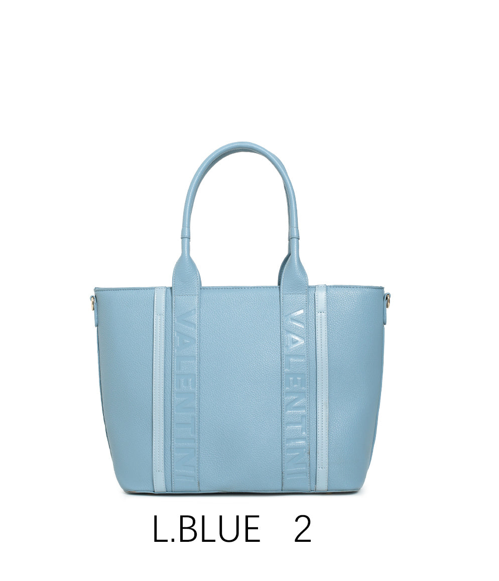 Borsa tote capiente dal design classico con tracolla regolabile l.blue